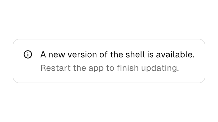 The Alert component rendered by the engine (light theme)