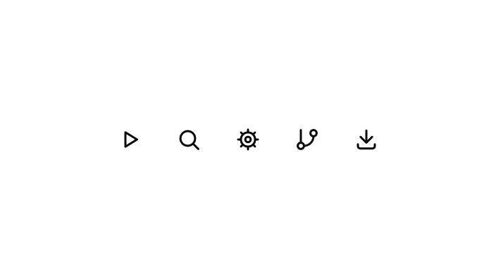 The Icon component rendered by the engine (light theme)