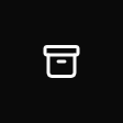 The archive icon (dark theme)