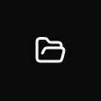 The folder-open icon (dark theme)