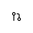 The git-pull-request icon (light theme)