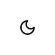 The moon icon (light theme)