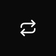 The repeat icon (dark theme)