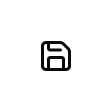 The save icon (light theme)