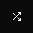 The shuffle icon (dark theme)