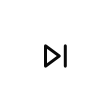 The skip-forward icon (light theme)