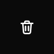 The trash icon (dark theme)
