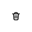 The trash icon (light theme)