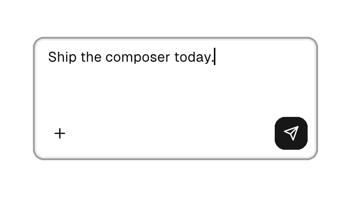 The Input Group component rendered by the engine (light theme)