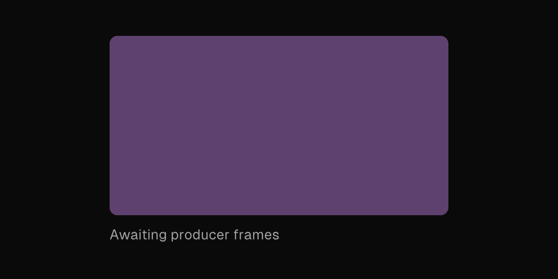 A media surface rendering its id-derived placeholder (dark theme)