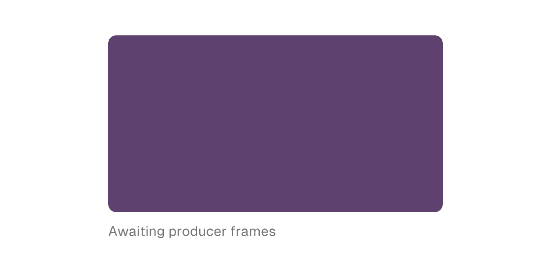 A media surface rendering its id-derived placeholder (light theme)