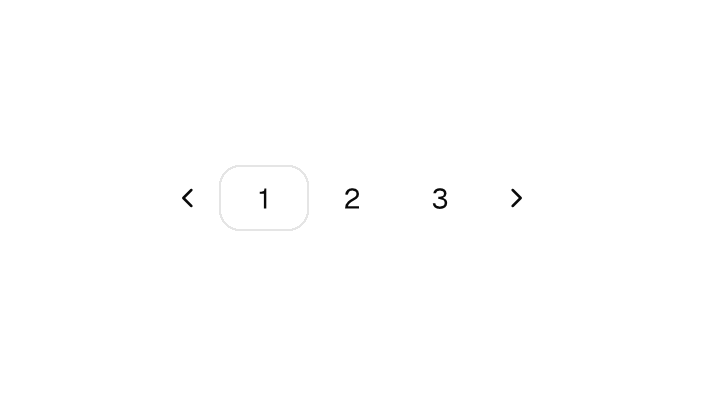 The Pagination component rendered by the engine (light theme)