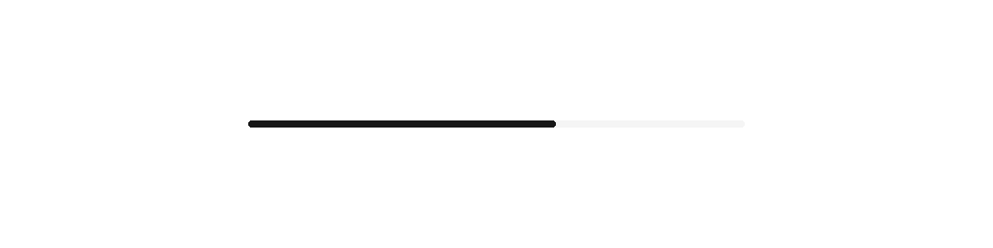 A progress bar rendered by the engine (light theme)