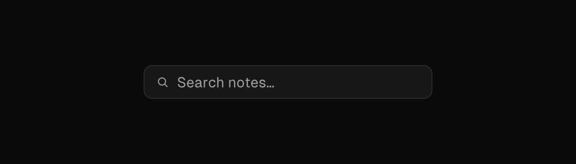 A search field rendered by the engine (dark theme)