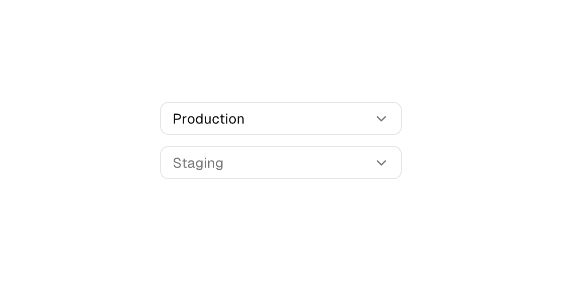 Select triggers rendered by the engine (light theme)