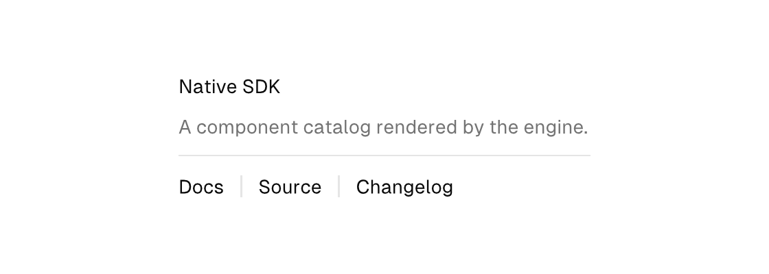 Separators rendered by the engine (light theme)