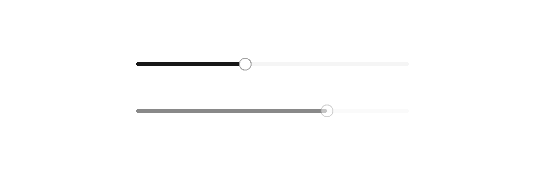 Sliders rendered by the engine (light theme)