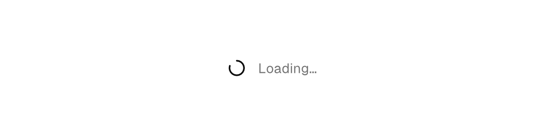 An indeterminate spinner rendered by the engine (light theme)