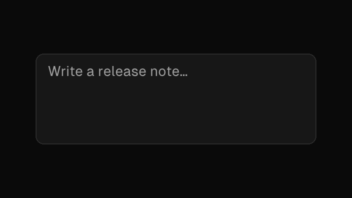 The Textarea component rendered by the engine (dark theme)