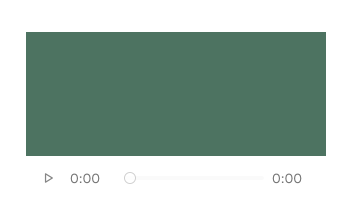The Video component rendered by the engine (light theme)